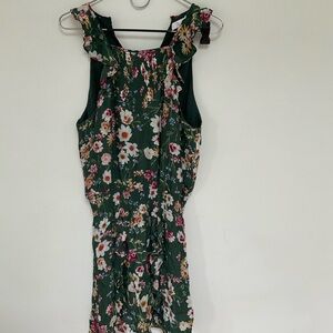 Parker Green Sleeveless Dress